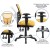 Flash Furniture HL-0001-YEL-GG Mid-Back Yellow-Orange Mesh Multifunction Executive Swivel Ergonomic Office Chair addl-5