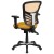 Flash Furniture HL-0001-YEL-GG Mid-Back Yellow-Orange Mesh Multifunction Executive Swivel Ergonomic Office Chair addl-7
