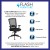 Flash Furniture HL-0004K-GG Mid-Back Black Mesh Executive Swivel Ergonomic Office Chair with Back Angle Adjustment addl-3
