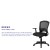 Flash Furniture HL-0007-GG Mid-Back Designer Black Mesh Swivel Task Office Chair with Arms addl-4