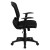 Flash Furniture HL-0007-GG Mid-Back Designer Black Mesh Swivel Task Office Chair with Arms addl-9