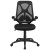 Flash Furniture HL-0013-GG High Back Black Mesh Executive Swivel Ergonomic Office Chair with Lumbar Support addl-9