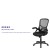 Flash Furniture HL-0016-1-BK-BK-GG High Back Black Mesh Ergonomic Swivel Office Chair with Black Frame and Flip-up Arms addl-4
