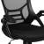 Flash Furniture HL-0016-1-BK-BK-GG High Back Black Mesh Ergonomic Swivel Office Chair with Black Frame and Flip-up Arms addl-8