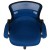 Flash Furniture HL-0016-1-BK-BL-GG High Back Blue Mesh Ergonomic Swivel Office Chair with Black Frame and Flip-up Arms addl-11