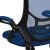 Flash Furniture HL-0016-1-BK-BL-GG High Back Blue Mesh Ergonomic Swivel Office Chair with Black Frame and Flip-up Arms addl-13
