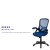 Flash Furniture HL-0016-1-BK-BL-GG High Back Blue Mesh Ergonomic Swivel Office Chair with Black Frame and Flip-up Arms addl-4