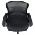 Flash Furniture HL-0016-1-BK-DKGY-GG High Back Dark Gray Mesh Ergonomic Swivel Office Chair with Black Frame and Flip-up Arms addl-11