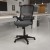 Flash Furniture HL-0016-1-BK-DKGY-GG High Back Dark Gray Mesh Ergonomic Swivel Office Chair with Black Frame and Flip-up Arms addl-1