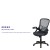 Flash Furniture HL-0016-1-BK-DKGY-GG High Back Dark Gray Mesh Ergonomic Swivel Office Chair with Black Frame and Flip-up Arms addl-4