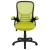 Flash Furniture HL-0016-1-BK-GN-GG High Back Green Mesh Ergonomic Swivel Office Chair with Black Frame and Flip-up Arms addl-10