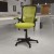 Flash Furniture HL-0016-1-BK-GN-GG High Back Green Mesh Ergonomic Swivel Office Chair with Black Frame and Flip-up Arms addl-1