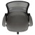 Flash Furniture HL-0016-1-BK-GY-GG High Back Light Gray Mesh Ergonomic Swivel Office Chair with Black Frame and Flip-up Arms addl-11