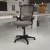 Flash Furniture HL-0016-1-BK-GY-GG High Back Light Gray Mesh Ergonomic Swivel Office Chair with Black Frame and Flip-up Arms addl-1