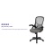 Flash Furniture HL-0016-1-BK-GY-GG High Back Light Gray Mesh Ergonomic Swivel Office Chair with Black Frame and Flip-up Arms addl-4