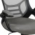 Flash Furniture HL-0016-1-BK-GY-GG High Back Light Gray Mesh Ergonomic Swivel Office Chair with Black Frame and Flip-up Arms addl-8