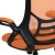 Flash Furniture HL-0016-1-BK-OR-GG High Back Orange Mesh Ergonomic Swivel Office Chair with Black Frame and Flip-up Arms addl-13
