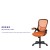 Flash Furniture HL-0016-1-BK-OR-GG High Back Orange Mesh Ergonomic Swivel Office Chair with Black Frame and Flip-up Arms addl-4