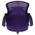 Flash Furniture HL-0016-1-BK-PUR-GG High Back Purple Mesh Ergonomic Swivel Office Chair with Black Frame and Flip-up Arms addl-11