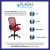 Flash Furniture HL-0016-1-BK-RED-GG High Back Red Mesh Ergonomic Swivel Office Chair with Black Frame and Flip-up Arms addl-3