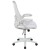 Flash Furniture HL-0016-1-WH-WH-GG High Back White Mesh Ergonomic Swivel Office Chair with White Frame and Flip-up Arms addl-9
