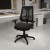 Flash Furniture HL-0017-GG High Back Black Mesh Multifunction Swivel Ergonomic Task Office Chair with Adjustable Arms addl-1