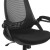 Flash Furniture HL-0018-GG High Back Black Mesh Executive Swivel Office Chair with Flip-Up Arms addl-7