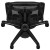Flash Furniture H-LC-1388F-1K-BK-GG LO Black Ergonomic Mesh Office Chair with 2-to-1 Synchro-Tilt, Headrest, Lumbar Support addl-11