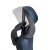 Flash Furniture H-LC-1388F-1K-BL-GG LO Blue Ergonomic Mesh Office Chair with 2-to-1 Synchro-Tilt, Headrest, Lumbar Support addl-11