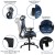 Flash Furniture H-LC-1388F-1K-BL-GG LO Blue Ergonomic Mesh Office Chair with 2-to-1 Synchro-Tilt, Headrest, Lumbar Support addl-3