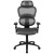 Flash Furniture H-LC-1388F-1K-GY-GG LO Gray Ergonomic Mesh Office Chair with 2-to-1 Synchro-Tilt, Headrest, Lumbar Support addl-8