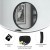 Flash Furniture HMHD-22M115YA-BLK-GG 24" Round Black Metal Deep Framed Wall Mirror - Large Accent Mirror addl-3