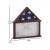 Flash Furniture HMHD-22M192Y-MHG-GG Flag and Certificate Solid Pine Wood Display Case, Fits 9" x 5" Folded Burial Flag, Mahogany Finish addl-4