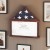 Flash Furniture HMHD-22M192Y-MHG-GG Flag and Certificate Solid Pine Wood Display Case, Fits 9" x 5" Folded Burial Flag, Mahogany Finish addl-5