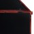 Flash Furniture HMHD-22M192Y-MHG-GG Flag and Certificate Solid Pine Wood Display Case, Fits 9" x 5" Folded Burial Flag, Mahogany Finish addl-8