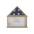 Flash Furniture HMHD-22M192Y-WEATH-GG Weathered Wood Flag and Certificate Solid Pine Wood Display Case, Fits 9" x 5" Folded Burial Flag addl-10