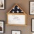 Flash Furniture HMHD-22M192Y-WEATH-GG Weathered Wood Flag and Certificate Solid Pine Wood Display Case, Fits 9" x 5" Folded Burial Flag addl-5