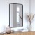 Flash Furniture HMHD-22M199YBN-BK-GG Matte Black 24" x 36" Decorative Wall Mirror with Rounded Corners addl-1