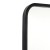 Flash Furniture HMHD-22M199YBN-BK-GG Matte Black 24" x 36" Decorative Wall Mirror with Rounded Corners addl-8