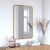 Flash Furniture HMHD-22M199YBN-GD-GG Matte Gold 24" x 36" Decorative Wall Mirror with Rounded Corners addl-1