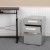 Flash Furniture HZ-AP535-01-GRY-GG Ergonomic Gray 3-Drawer Mobile Locking Filing Cabinet with Hanging Drawer addl-1