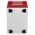 Flash Furniture HZ-AP535-02-RED-WH-GG White with Red Faceplate Ergonomic 3-Drawer Mobile Locking Filing Cabinet addl-10
