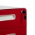 Flash Furniture HZ-AP535-02-RED-WH-GG White with Red Faceplate Ergonomic 3-Drawer Mobile Locking Filing Cabinet addl-12