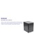 Flash Furniture HZ-CHPL-01-BK-GG Black Modern 3-Drawer Mobile Locking Filing Cabinet and Hanging Drawer addl-3