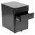 Flash Furniture HZ-CHPL-01-BK-GG Black Modern 3-Drawer Mobile Locking Filing Cabinet and Hanging Drawer addl-7