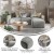 Flash Furniture IS-IT2231-4PCSEC-GRY-GG Luxury Modular 4 Piece Sectional Sofa, Gray addl-3