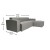 Flash Furniture IS-IT2231-4PCSEC-GRY-GG Luxury Modular 4 Piece Sectional Sofa, Gray addl-4