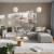 Flash Furniture IS-IT2231-5PCSEC-GRY-GG Luxury Modular 5 Piece Sectional Sofa, Gray addl-1