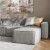 Flash Furniture IS-IT2231-5PCSEC-GRY-GG Luxury Modular 5 Piece Sectional Sofa, Gray addl-6
