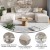 Flash Furniture IS-IT2231-6PCSEC-CRM-GG Luxury Modular 6 Piece Sectional Sofa, Cream addl-3